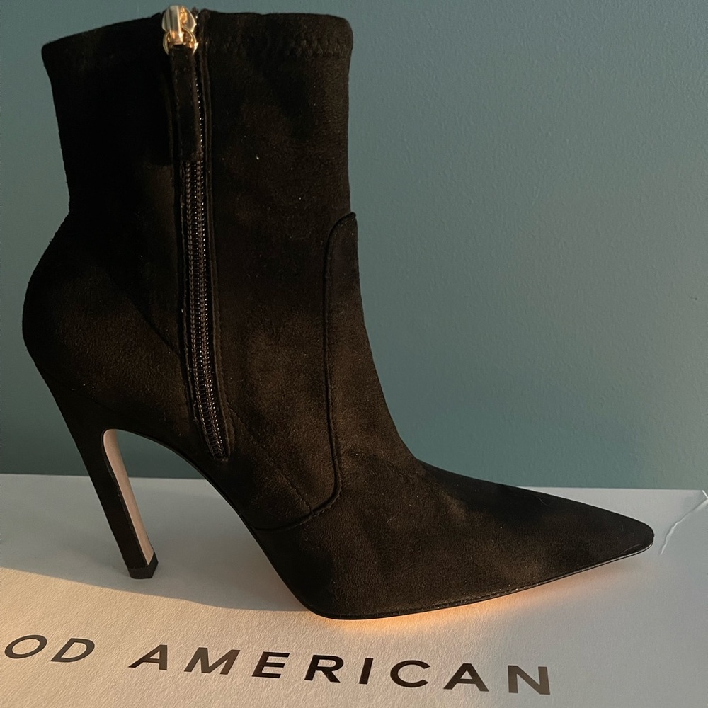Good American Suede Booties